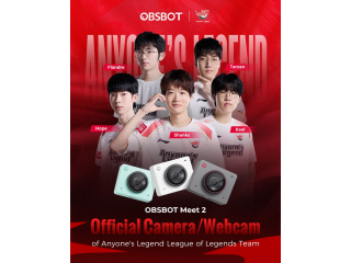 OBSBOT становится официальным партнёром киберспортивной команды AL (Anyony's Legend) League of Legends