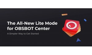 Обновлённый Lite Mode для OBSBOT Center  — более простой интерфейс и более удобный пользовательский опыт