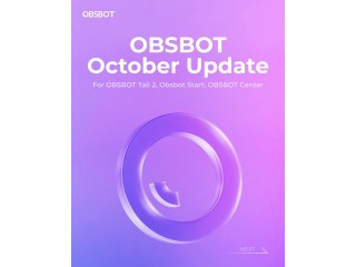 OBSBOT Tail 2 и OBSBOT Center получили масштабные обновления