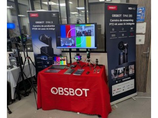 OBSBOT демонстрирует AI-камеры для прямых трансляций на ISE 2025